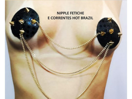 Nipple Cover Fetiche com Correntes - Hot Brasil